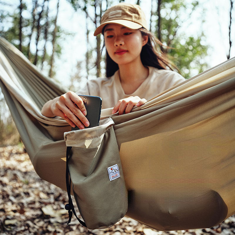Portable Thick Camping Hammock for Outdoor Couple Date