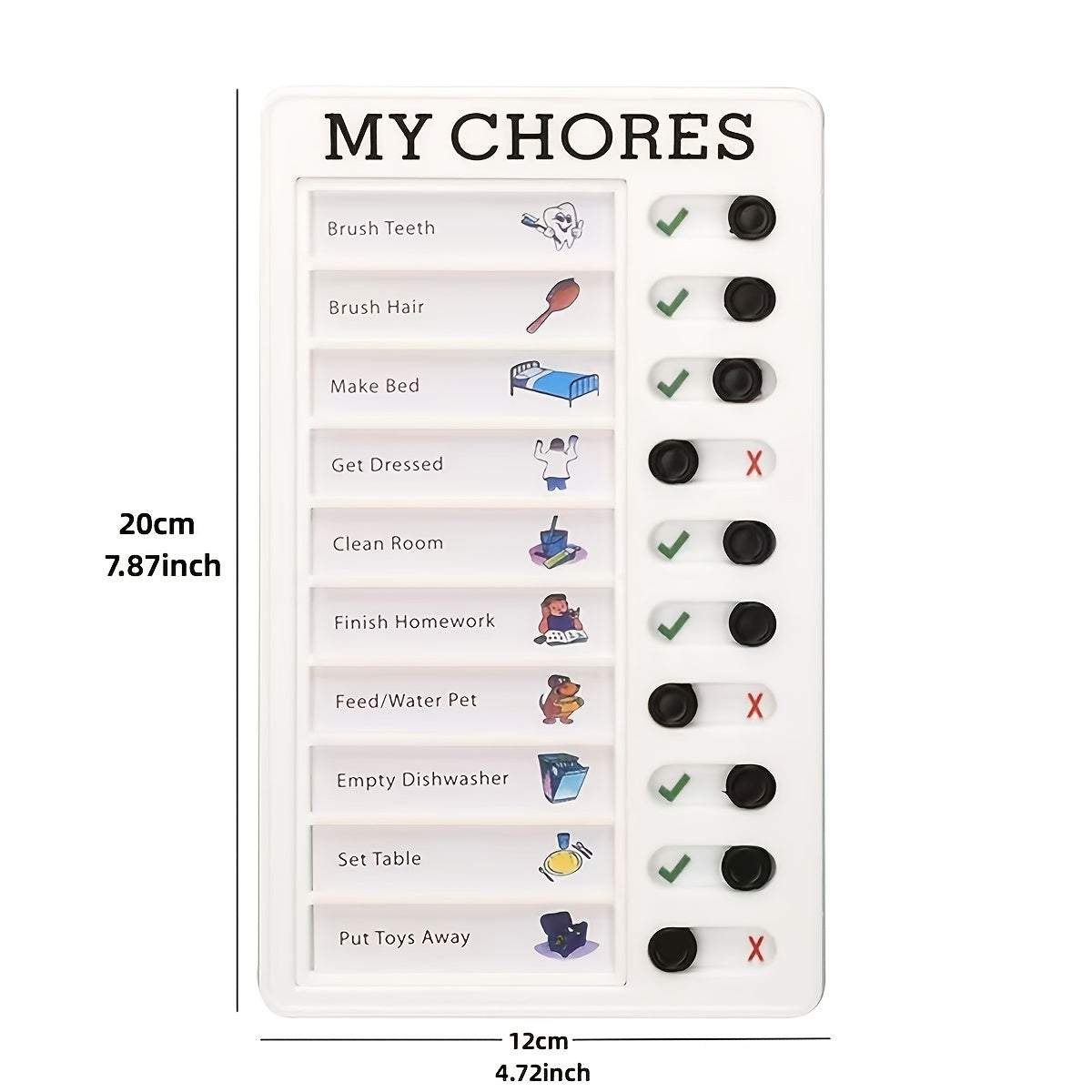Portable Memo Checklist Board - Stay Organized & On Track