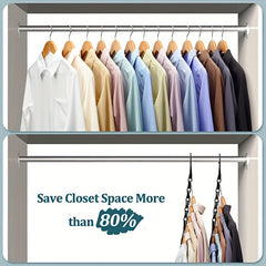 6 Pack Magic Hangers Space Saving Hangers Closet Organizer