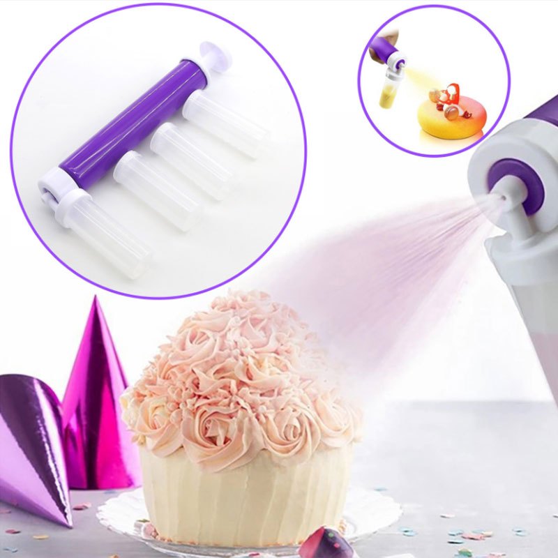 Cake Manual Airbrush Spray Gun Decorating Baking Decoration