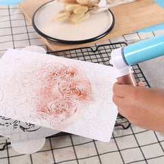 Cake Manual Airbrush Spray Gun Decorating Baking Decoration