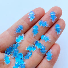 20pcs Cartoon Marine Jellyfish Rhinestones for DIY Manicure