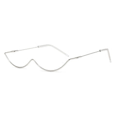Rhinestone Glasses Frame Sparkle Party Club Lensless Glasses