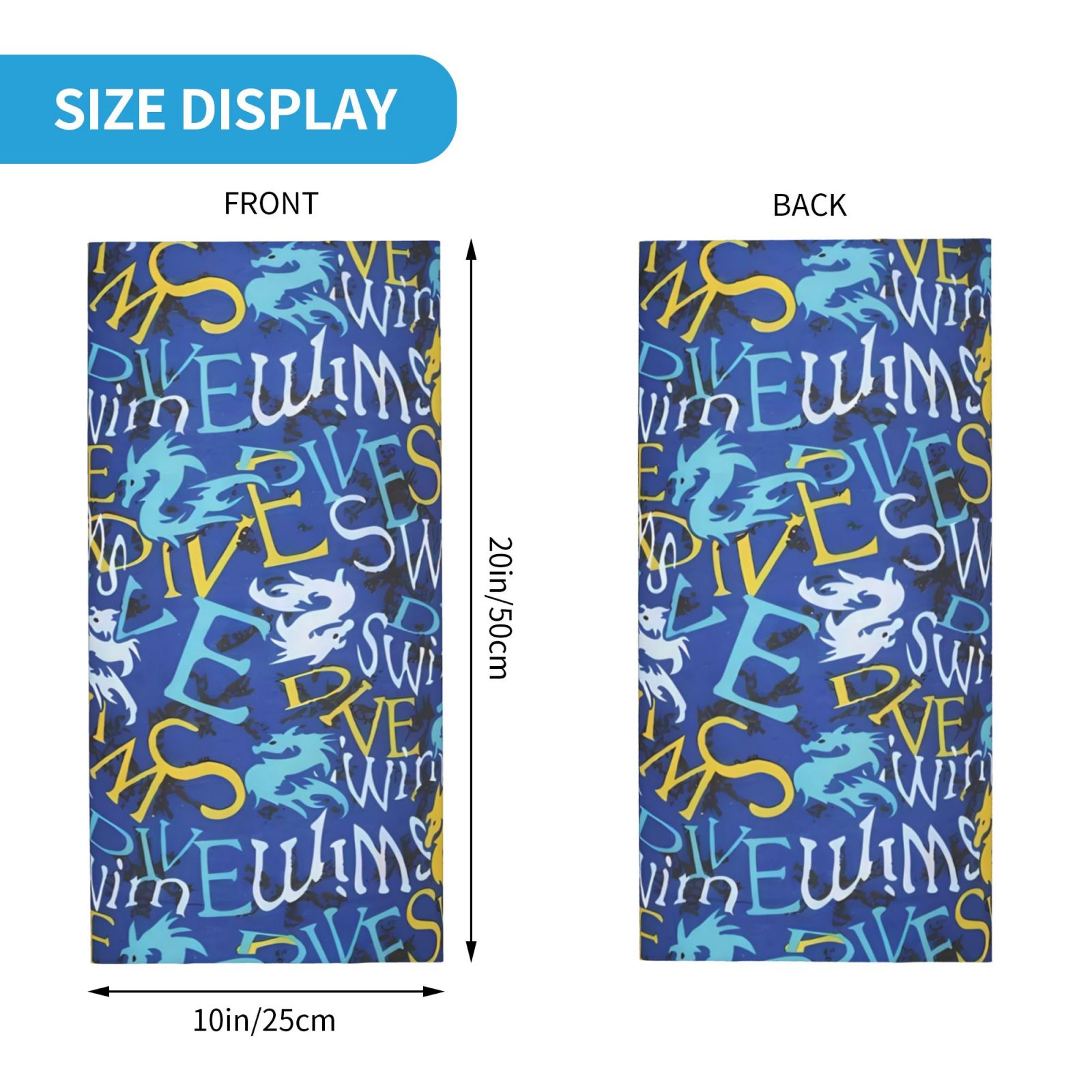 Multifunctional Bandanas Headwear Neck Gaiter Headband For Men