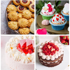 4Pcs Large Piping Tips Set Cake Decorating Icing Tip Nozzles Kit