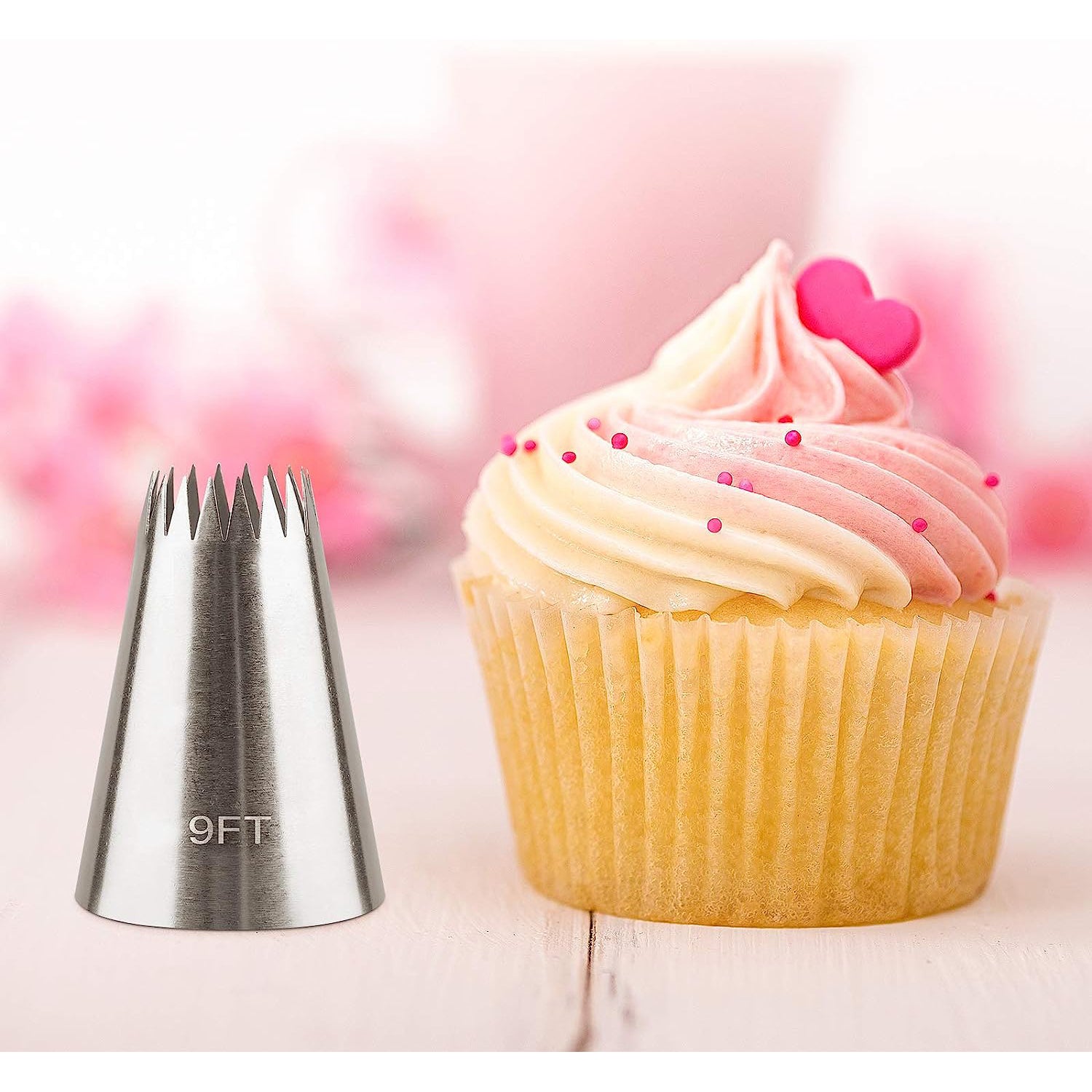4Pcs Large Piping Tips Set Cake Decorating Icing Tip Nozzles Kit