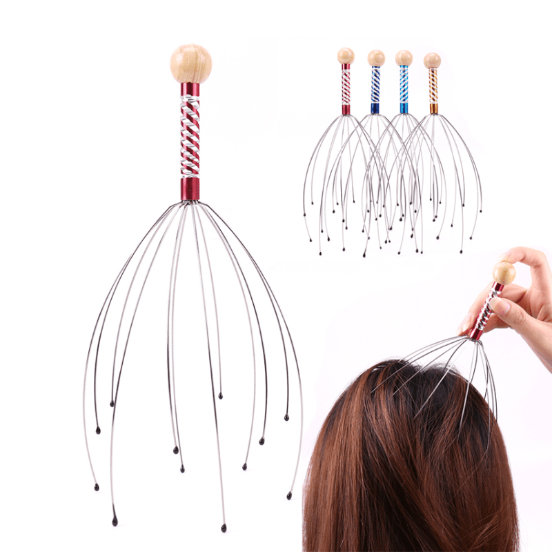 Octopus Head Scalp Neck Massager Stress Relief Relax Massage
