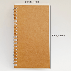 Retro A6 Coil Book Daily Planner Cornell Learning Efficiency Manual Notebook