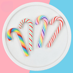 Colorful Cane Candy Christmas DIY Jewelry Making Accessories Art Craft Ornaments