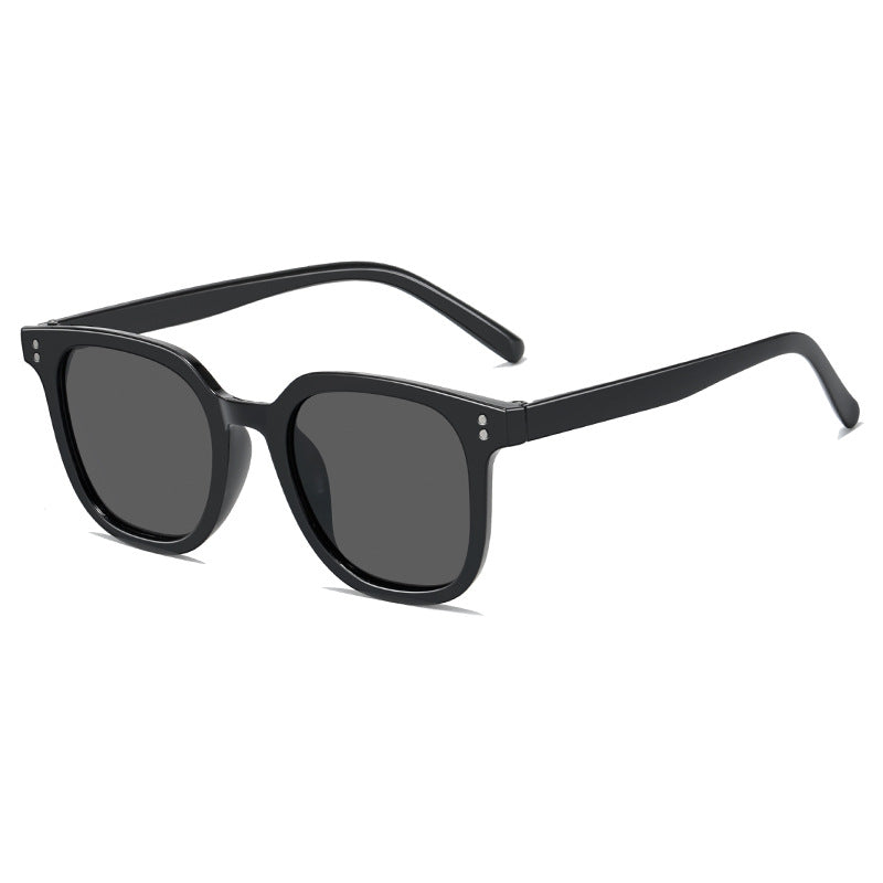 Pink Gradient Square Sunglasses UV400 Sun Shades Glasses with Case
