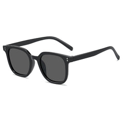 Pink Gradient Square Sunglasses UV400 Sun Shades Glasses with Case