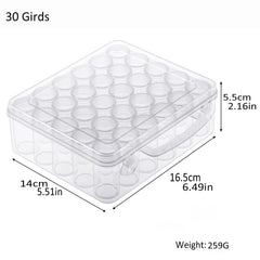 Plastic Storage Box for Beads and Nail Art Accessories