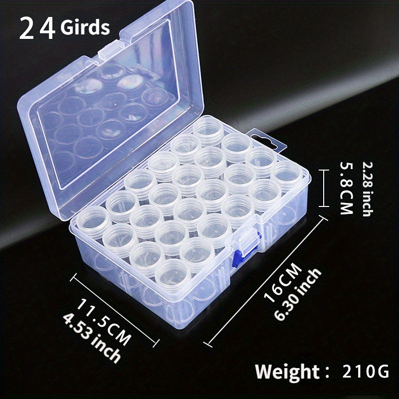 Plastic Storage Box for Beads and Nail Art Accessories
