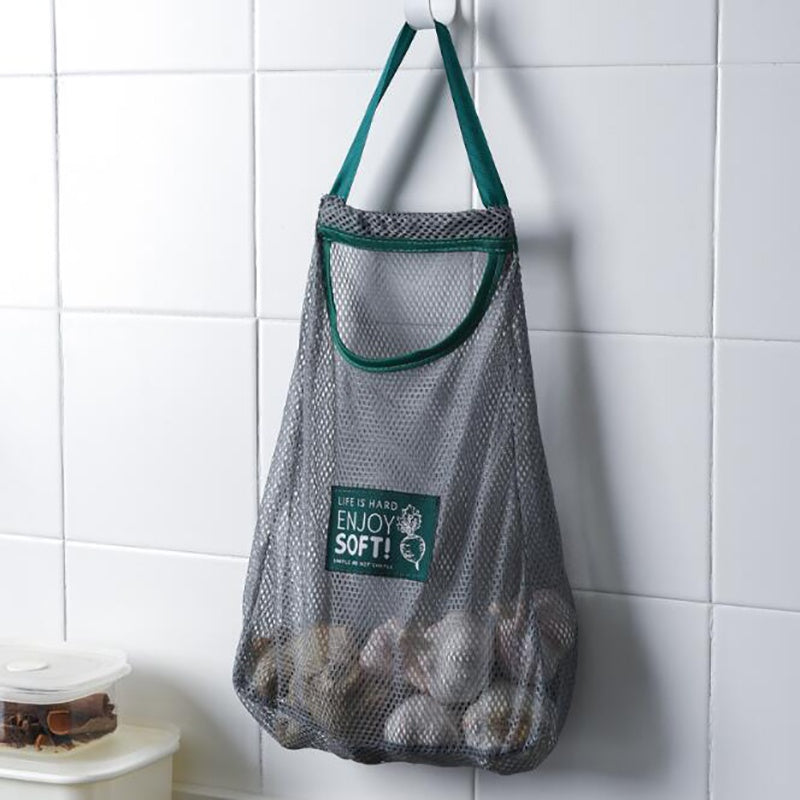 Mesh Storage Bag Hanging Fruit Vegetable Storage Reusable Shopping Bag