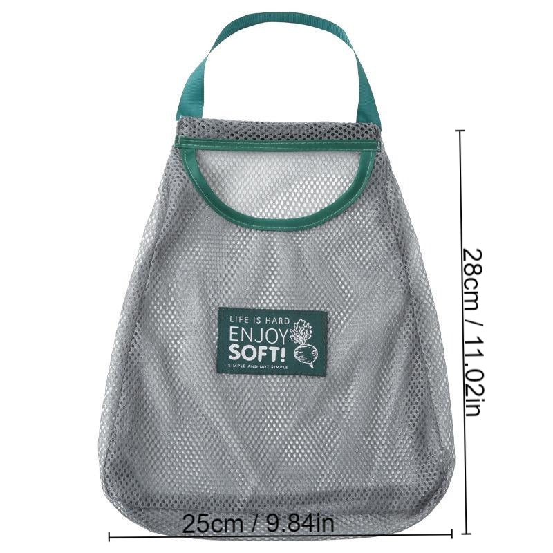 Mesh Storage Bag Hanging Fruit Vegetable Storage Reusable Shopping Bag