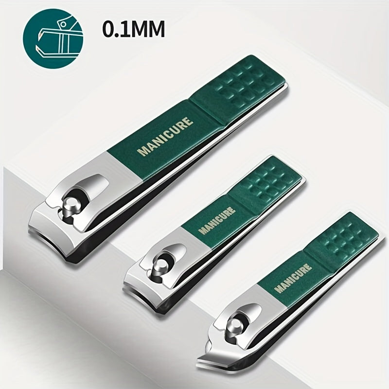 Nail Clippers Set Carbon Steel Nail Cutter Portable Case for Travel