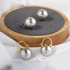 Pearl Drop Hook Earrings for Weddings & Parties - Gift for Women & Girls