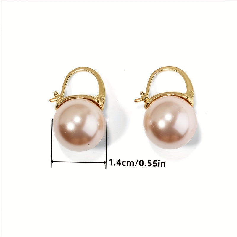 Pearl Drop Hook Earrings for Weddings & Parties - Gift for Women & Girls