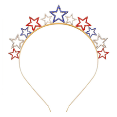 American Element Rhinestone Headband Star Pattern Hair Hoop