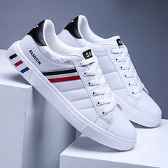 Men's Strips Lace Up Sneakers - Assorted Colors