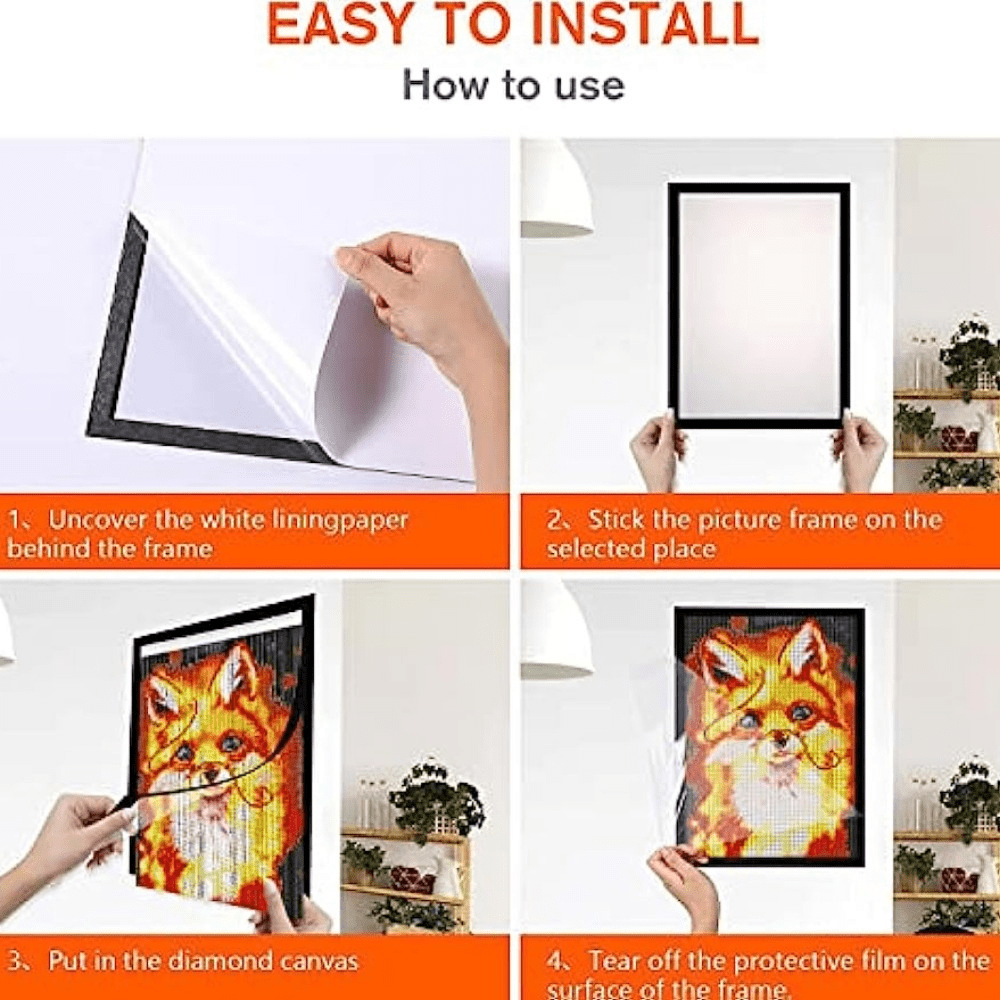 12x16in Magnetic Diamond Painting Frame