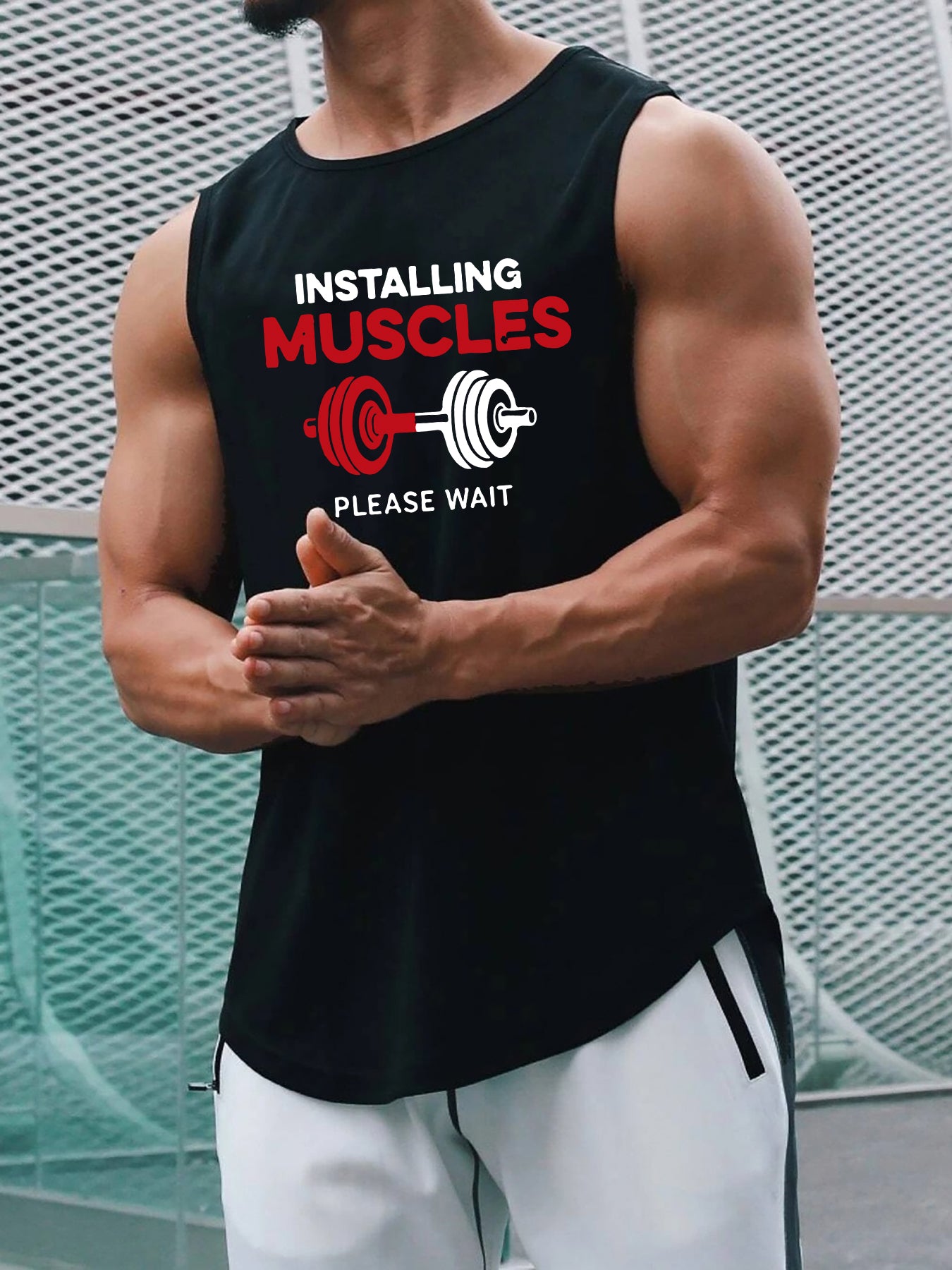 Men's Quick Dry Sleeveless Shirt Active Moisture Wicking Tank Top