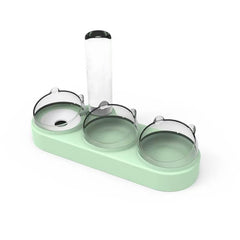 Triple Pets Auto Water & Food Bowl Set for Cats Small Dogs