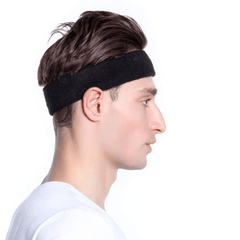3pcs Pack Gray Sweat Absorption Headband for Sports & Fitness