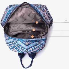 Vintage Pattern Backpack Zipper Travel Daypack Women's Backpack