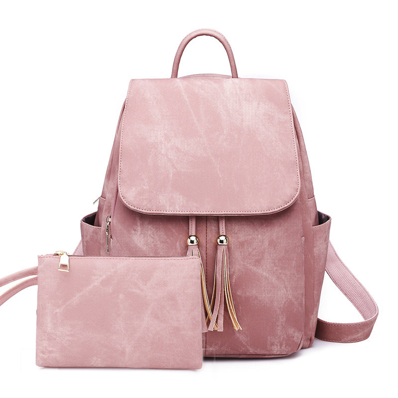 Minimalist Travel Rucksack With Purse Women's Classic Bag