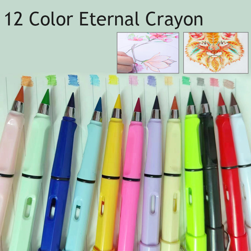 12 Erasable Pencils - No Sharpening Needed - Great for Students & Adults