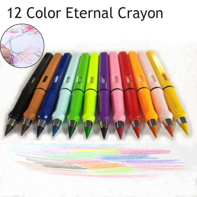12 Erasable Pencils - No Sharpening Needed - Great for Students & Adults