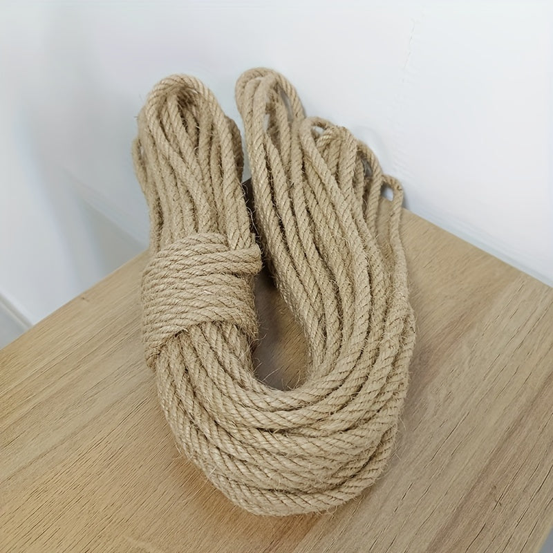 66ft Cat Scratching Rope 6mm Jute Sisal Hemp Furniture Protector