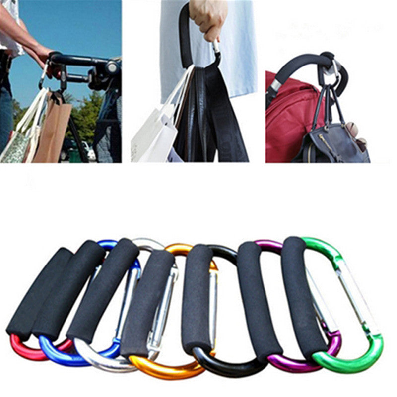 Baby Stroller Accessory Hooks - Keep Your Stroller Organized