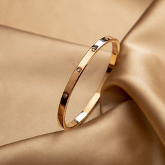 Zircon Bracelet Bangle Round Shape Fine Jewelry Gift