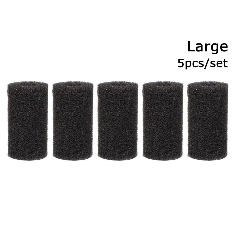 5pcs Aquarium Filter Sponges for Fish Tank Inlet Pond