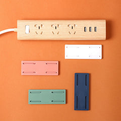 Plug Fixing Device Wall Mounted No Marks No Punching Wire Buckle
