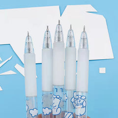 5pcs Cloud Rabbit Animal Pen Press Paper Cutter