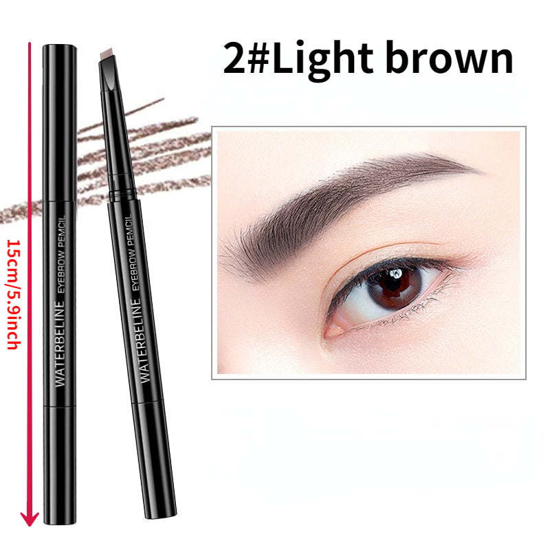 Waterproof Double Ended Eyebrow Pencil Long Lasting Eyeliner