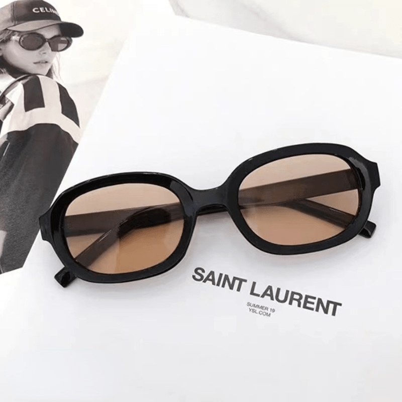 Vintage Oval Square Sunglasses UV400 Sun Shades for Travel