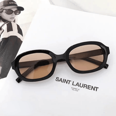 Vintage Oval Square Sunglasses UV400 Sun Shades for Travel