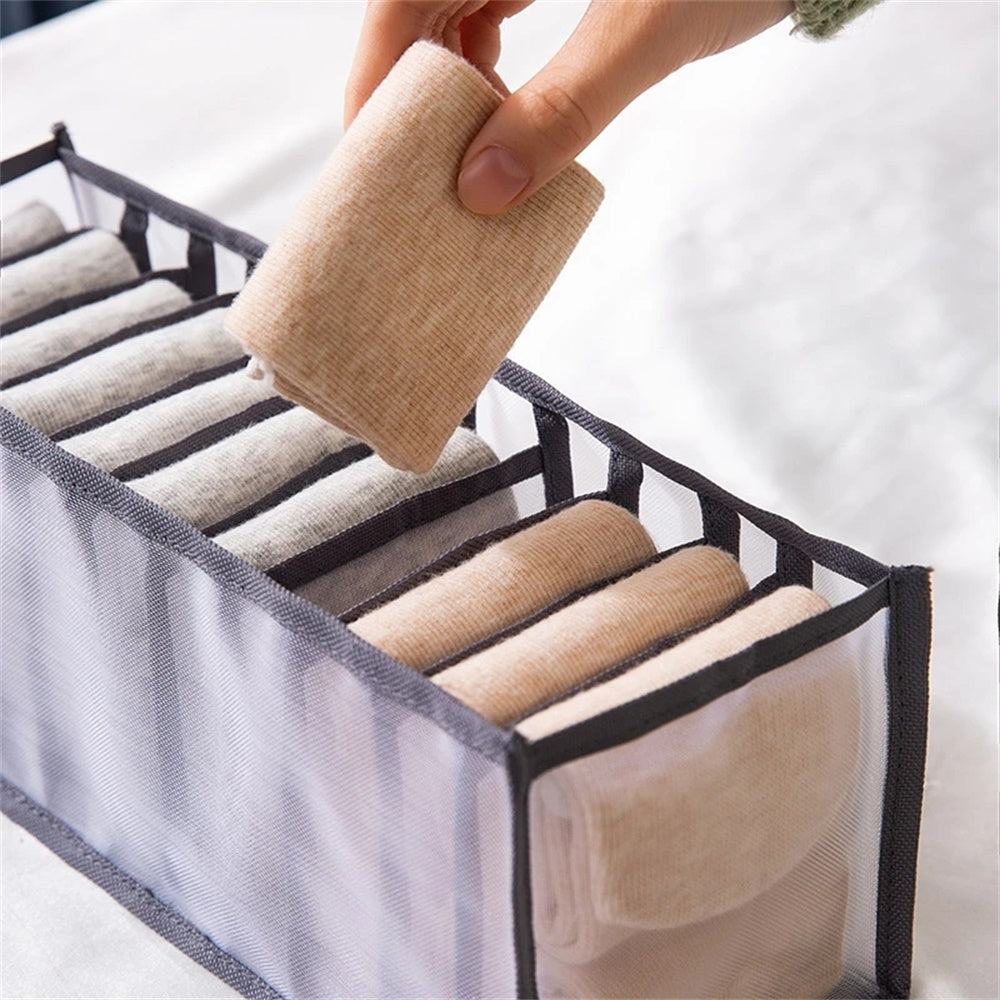 Mesh Underwear Storage Bag Closet Shelf Organizers - Drawer Organizer Box