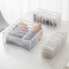 3pcs Socks Underwear Organizer Divider Set Foldable Closet Storage Box
