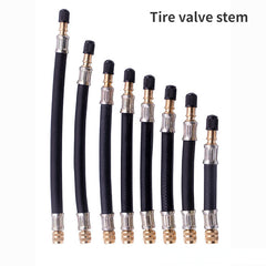 Steel Wire Braided Flexible Hose Tire Valve Inflatable Rubber Hose Car Wheels