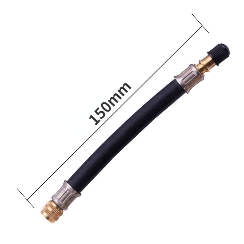 Steel Wire Braided Flexible Hose Tire Valve Inflatable Rubber Hose Car Wheels