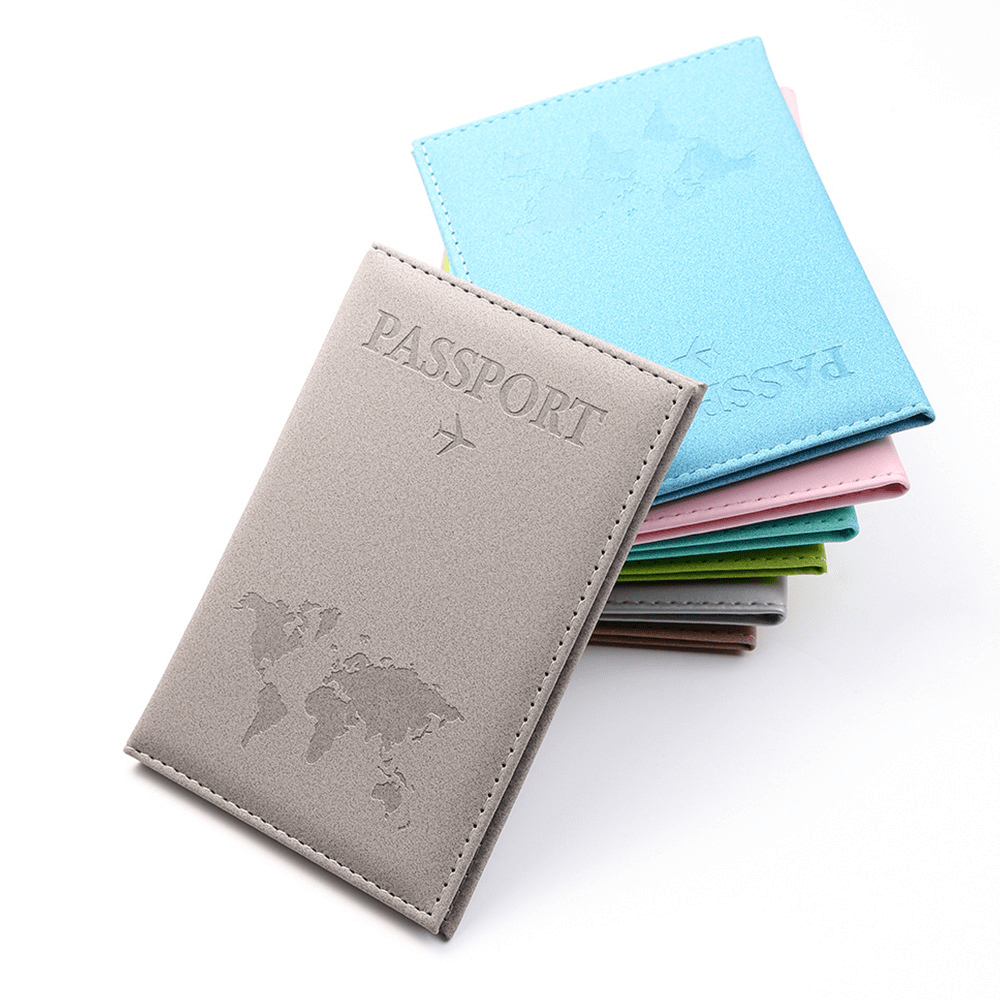 Frosted Passport Holder Lightweight Ticket Travel Accessories