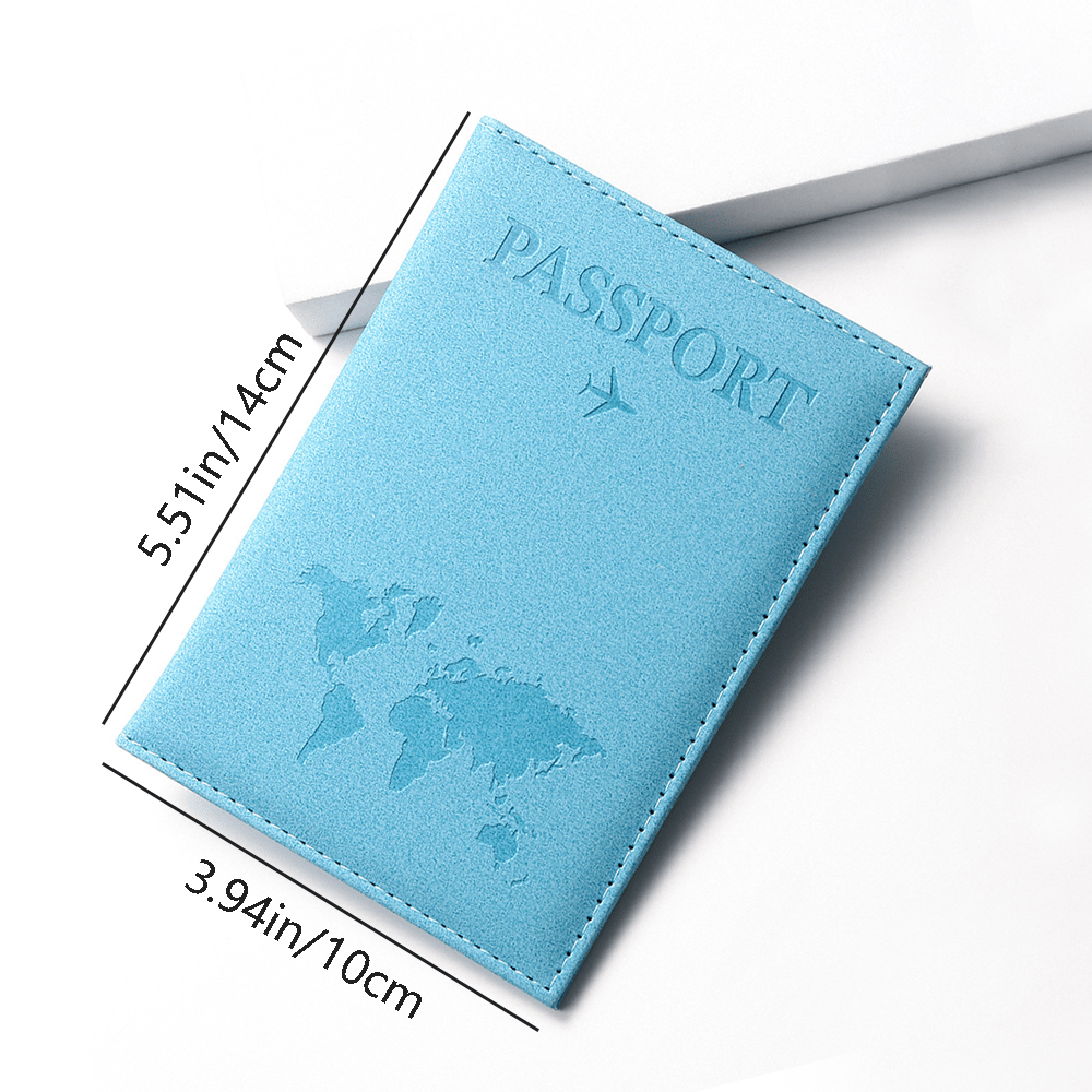 Frosted Passport Holder Lightweight Ticket Travel Accessories