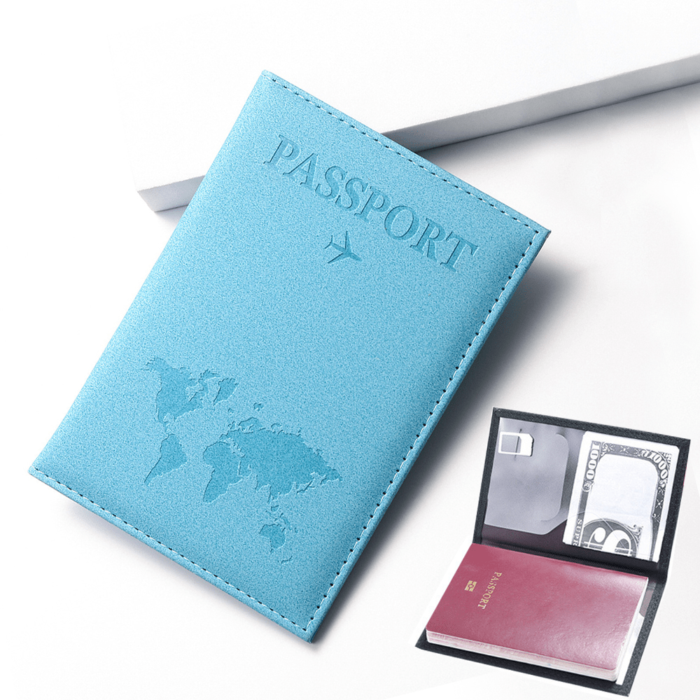 Frosted Passport Holder Lightweight Ticket Travel Accessories
