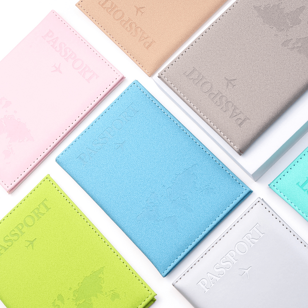 Frosted Passport Holder Lightweight Ticket Travel Accessories