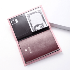 Frosted Passport Holder Lightweight Ticket Travel Accessories